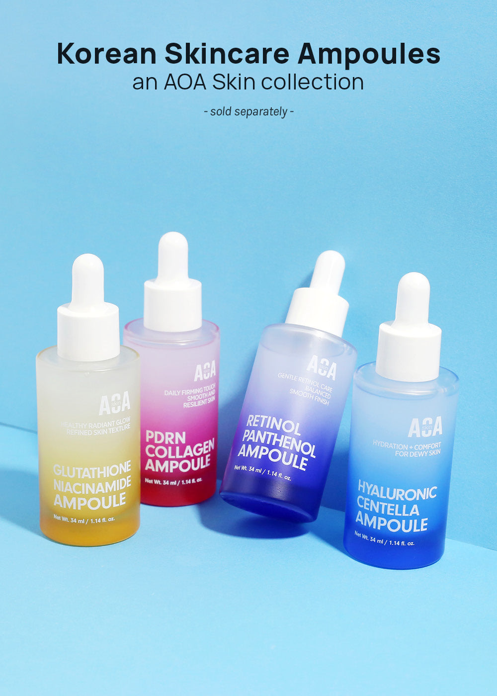 AOA Skin Glutathione Niacinamide Ampoule 34ml