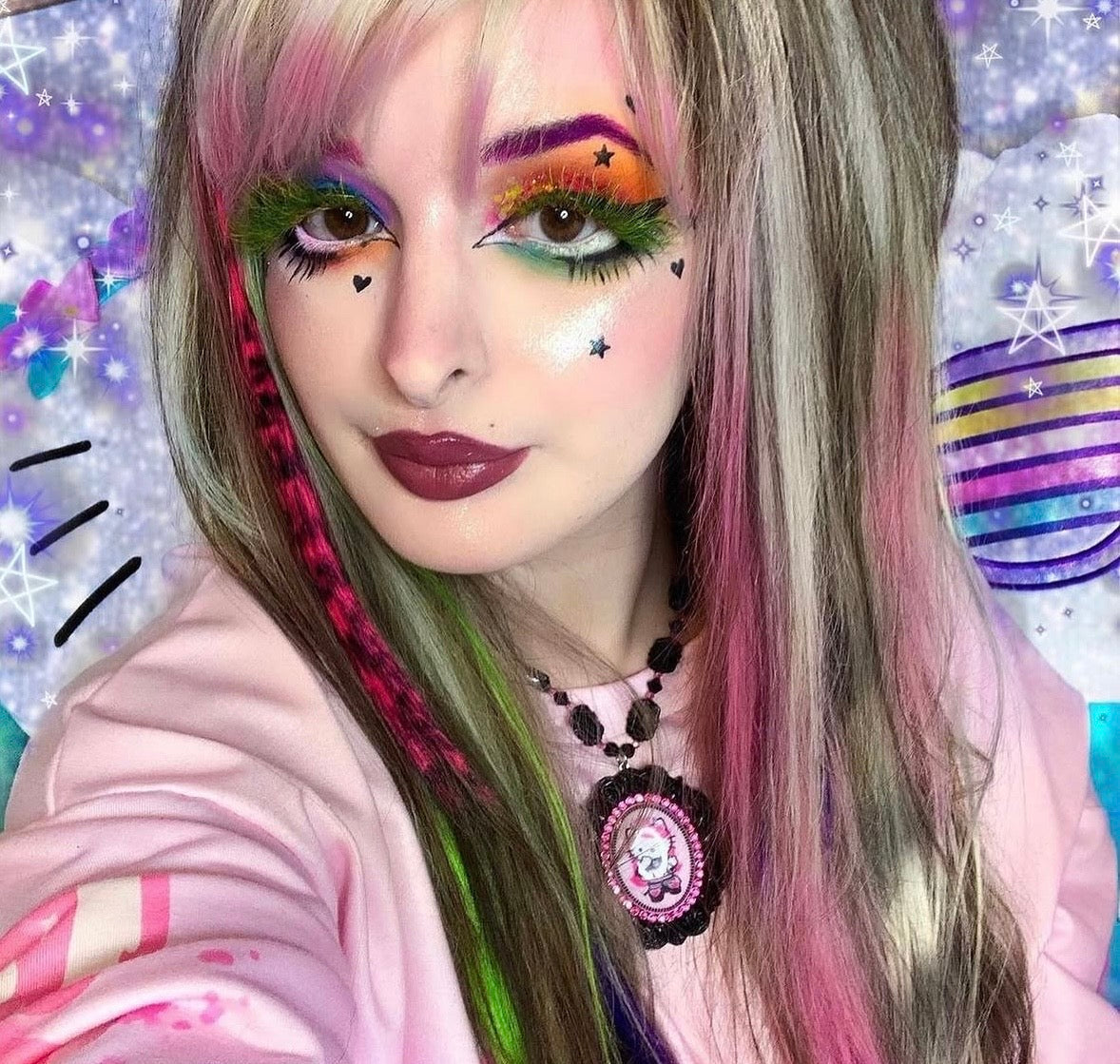 Inked Doll Cosmetics - *LEPRECHAUN* (Green) DreamDoll Color Lashes !