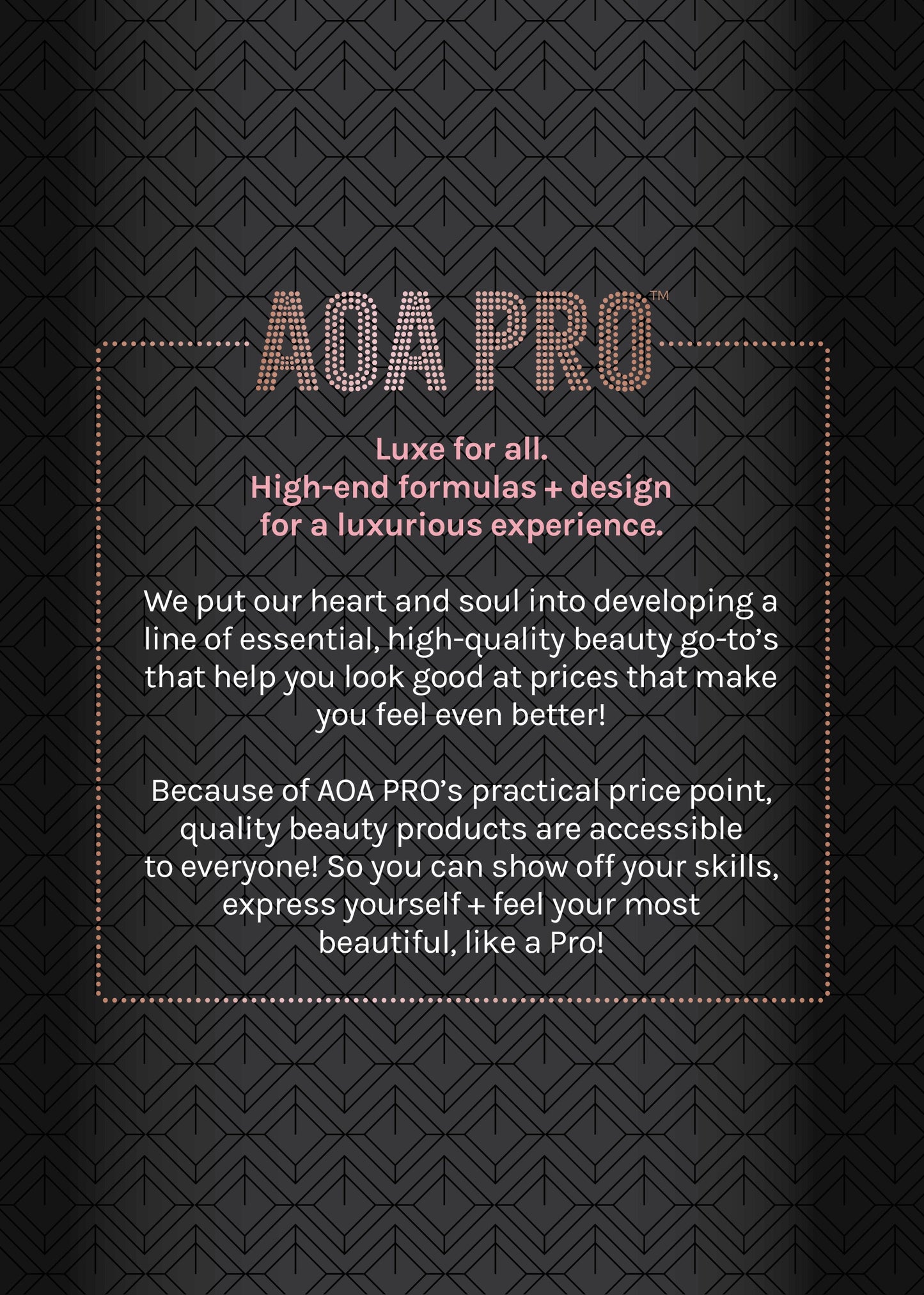 AOA Pro Double-Sided Compact Mirror – Glitter Bloom