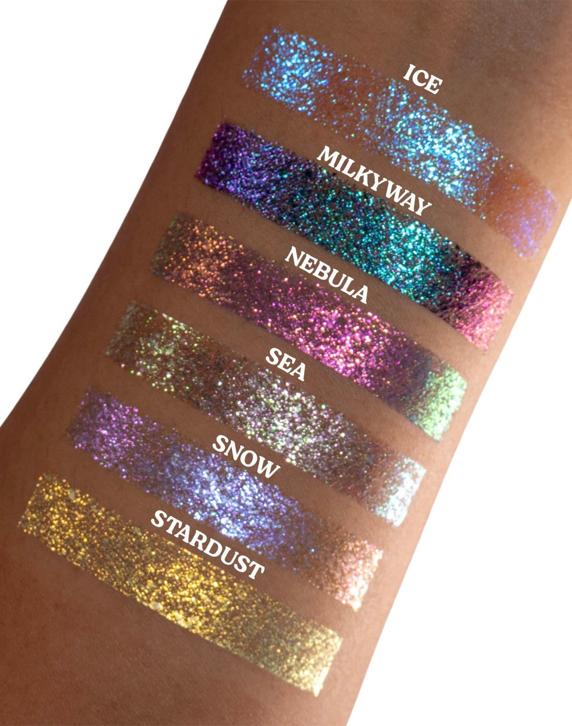 Ethereal Chroma Flakes (Multi Coloured) - Duochrome Pigment - Glisten Cosmetics
