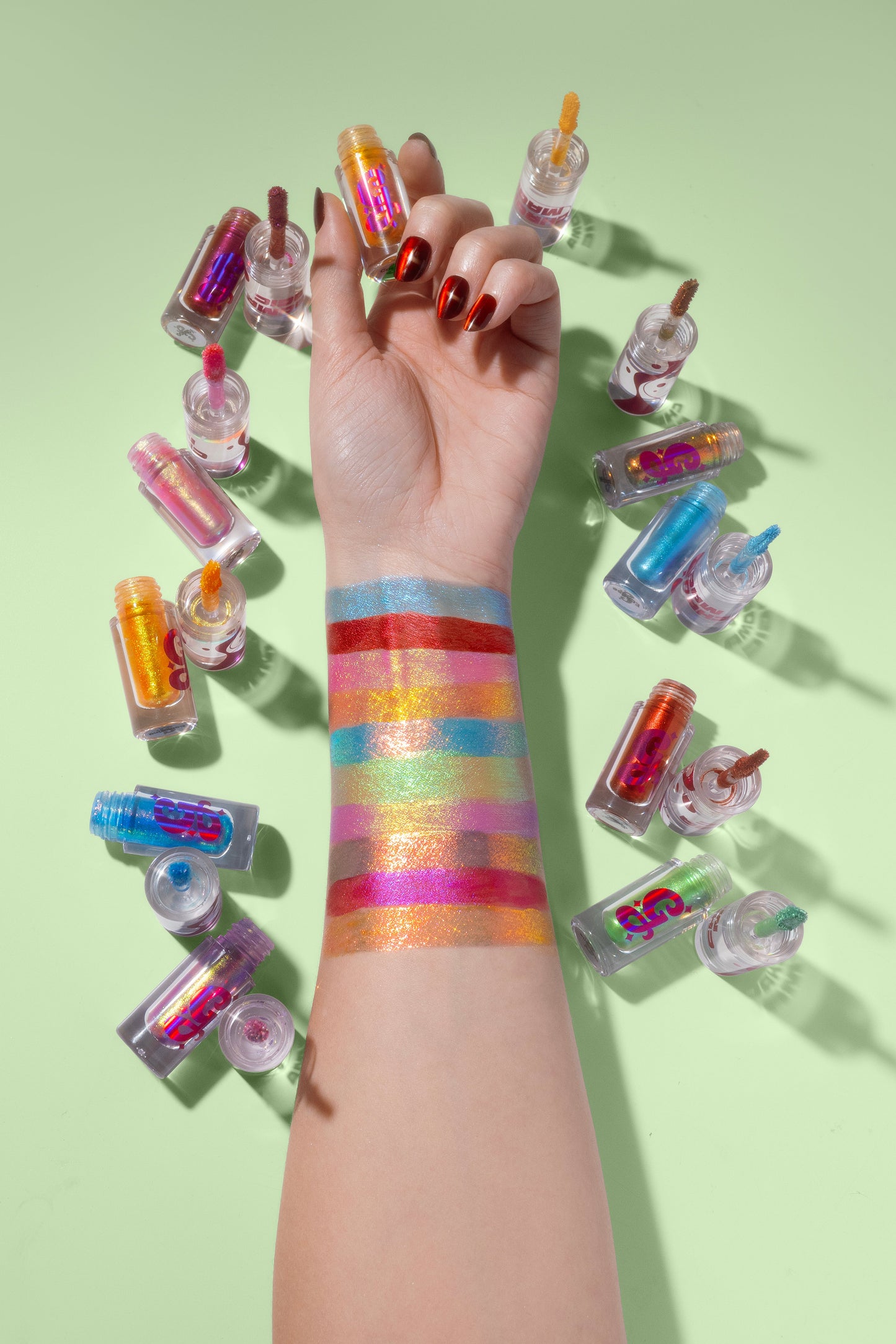 Cosmic Chroma Magic (Orange/Pink) - Liquid Eyeshadow - Glisten Cosmetics