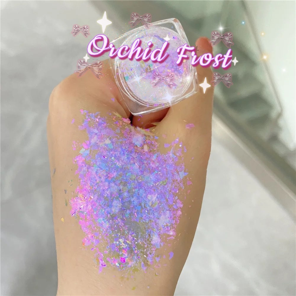 Inked Doll Cosmetics - ORCHID FROST “Ice Glacier” Gel Flakes