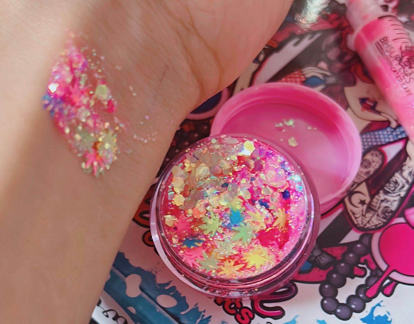 Inked Doll Cosmetics - Kaleidoscope 420 Glitter Gel