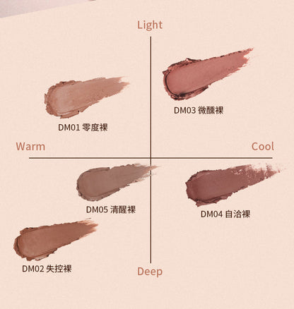 Unbound Nude - Matte Duo Lipstick - Cheeryep