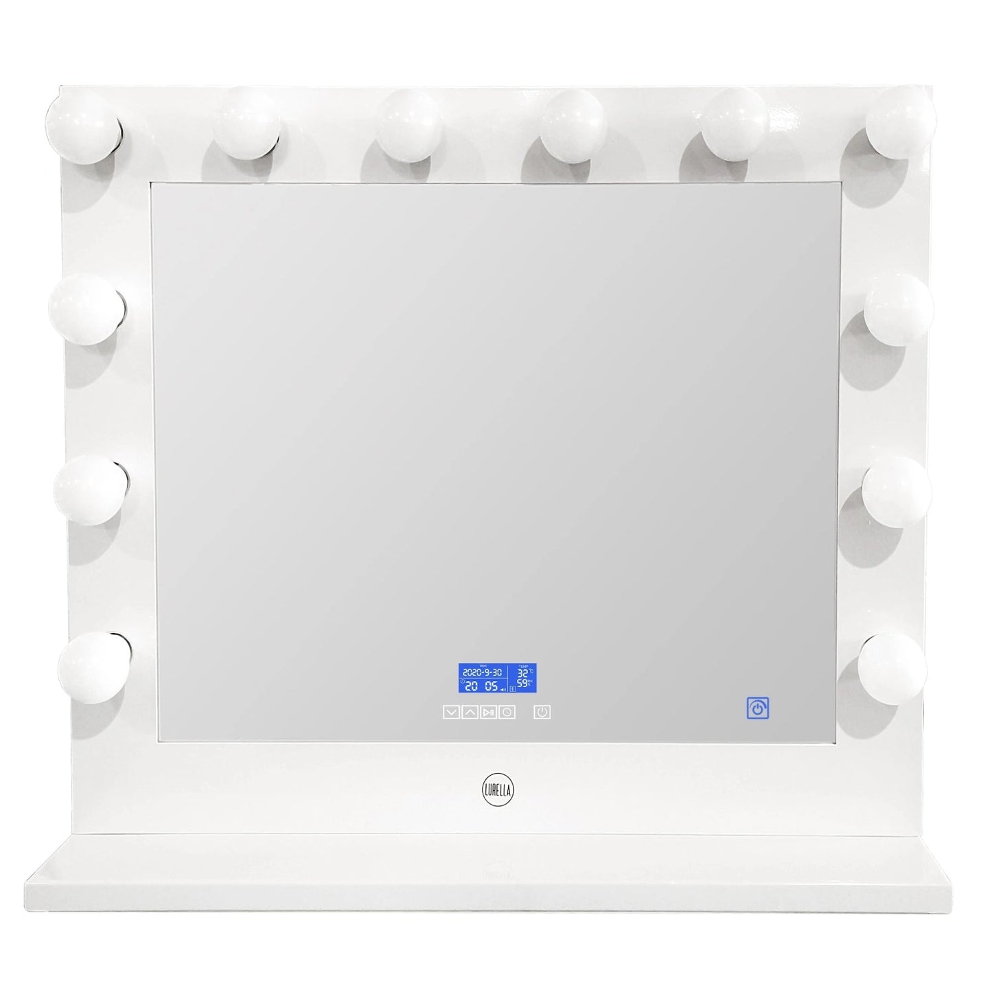 Lurella Cosmetics - 12 Bulb Glam Bluetooth Vanity Mirror