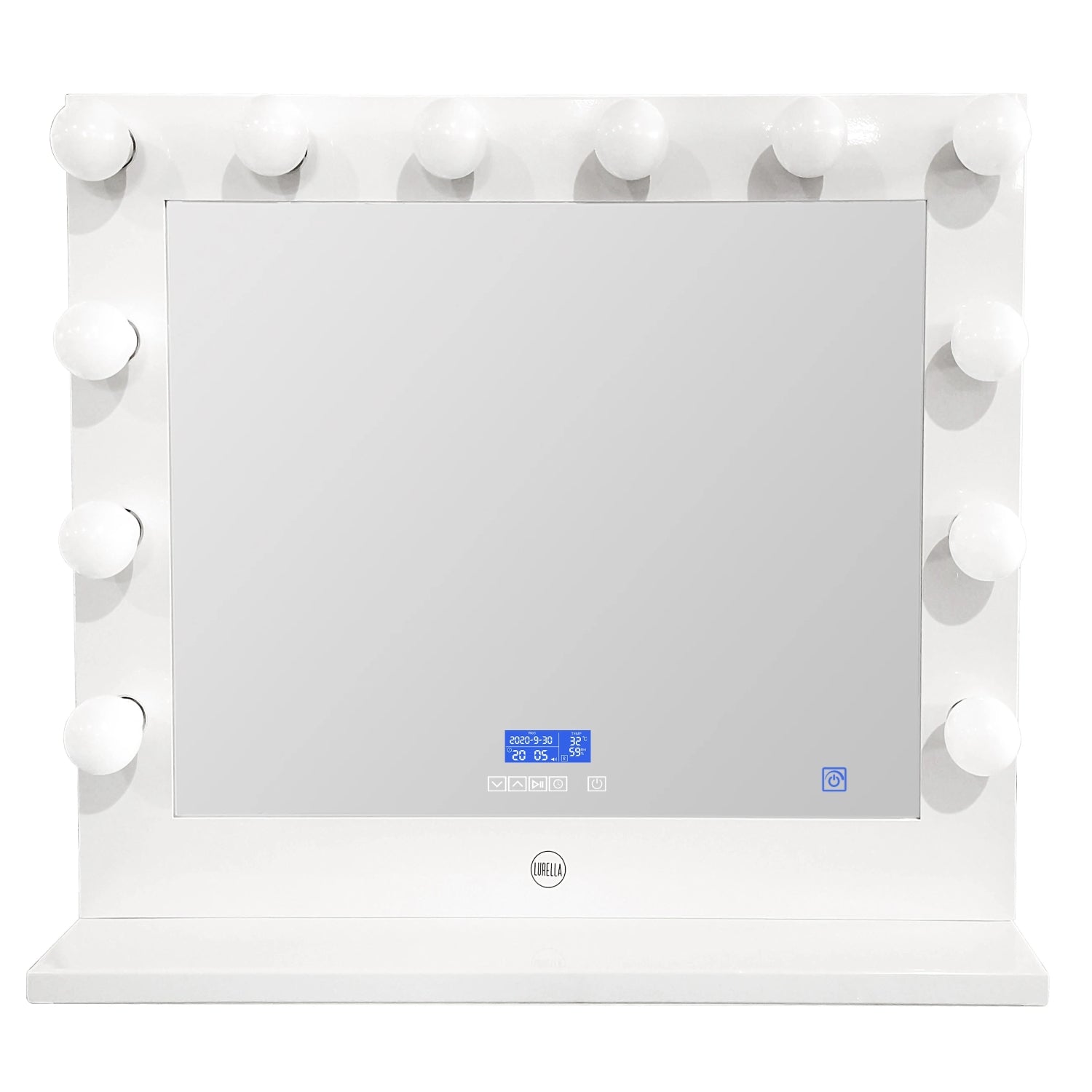 Lurella Cosmetics - 12 Bulb Glam Bluetooth Vanity Mirror