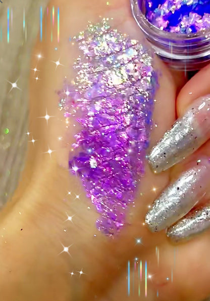 Inked Doll Cosmetics - PLANETARY FORCE “Galactal Goddess” Gel Flakes