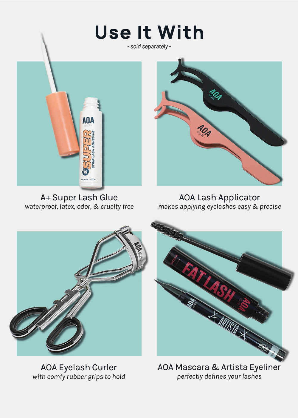A+ Glam 3D Faux Mink Lashes - Vancouver
