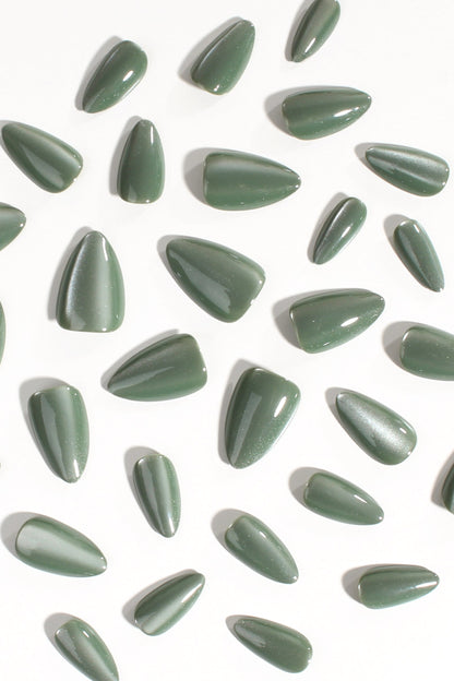Bonmuz - Sage Quartz | Soft & Durable Press-On Nails