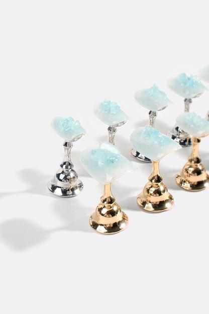 Bonmuz - Glacial Gleam | Pro Handmade Gel Nails