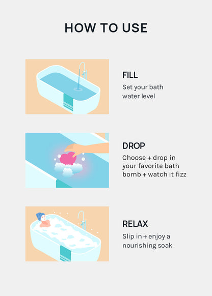 AOA Bath Bomb - Fizz The Rainbow