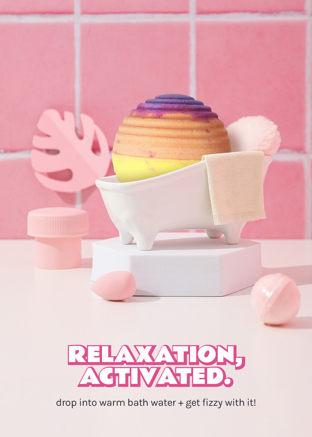 AOA Bath Bomb - Fizz The Rainbow