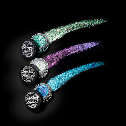Snow Chroma Flakes (White) - Duochrome Pigment - Glisten Cosmetics