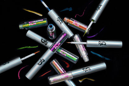 Oil Spill Chroma Flik (Red/Green/Blue) - Liquid Liner - Glisten Cosmetics