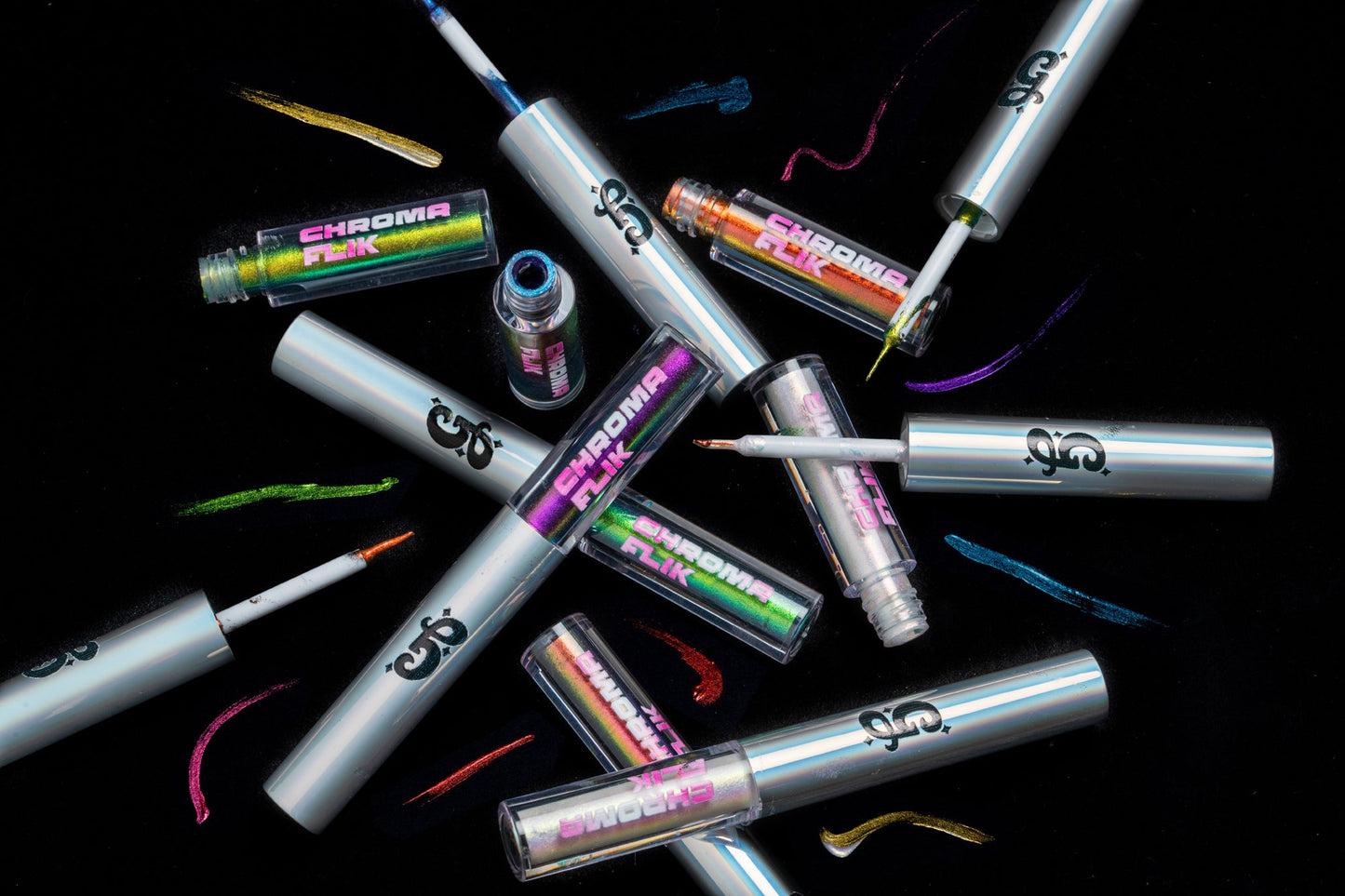 Frosting Chroma Flik (Yellow/Green) - Liquid Liner - Glisten Cosmetics