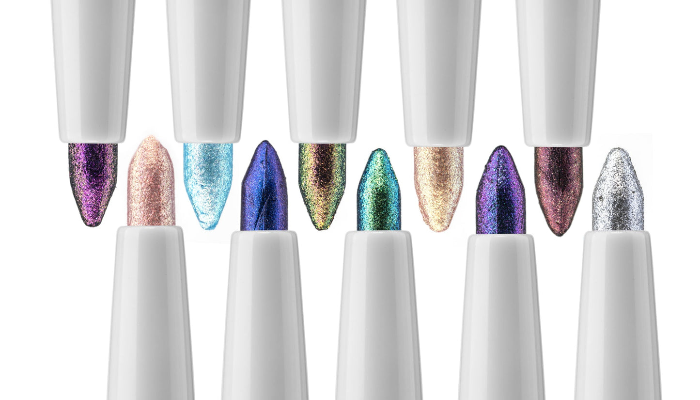 Cobra Chroma Pencil (Purple/Gold) - Duochrome Pencil - Glisten Cosmetics