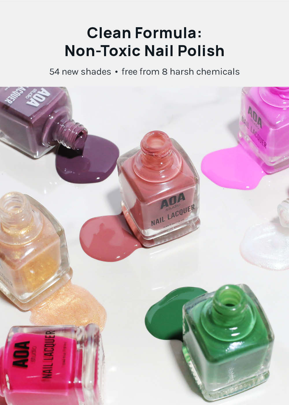 AOA Nail Lacquer – Mauves