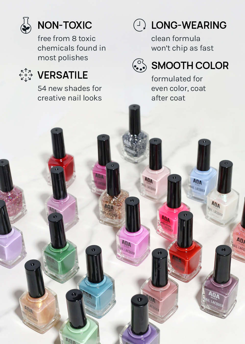 AOA Nail Lacquer – Jelly Sheer