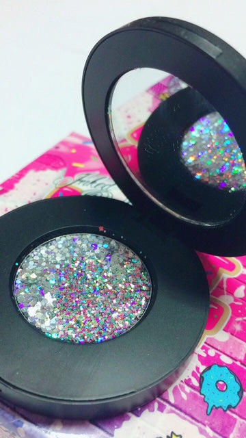 Inked Doll Cosmetics - "CRYSTAL CHANDELIER !" Duo Chrome Metallic Pressed Glitter!