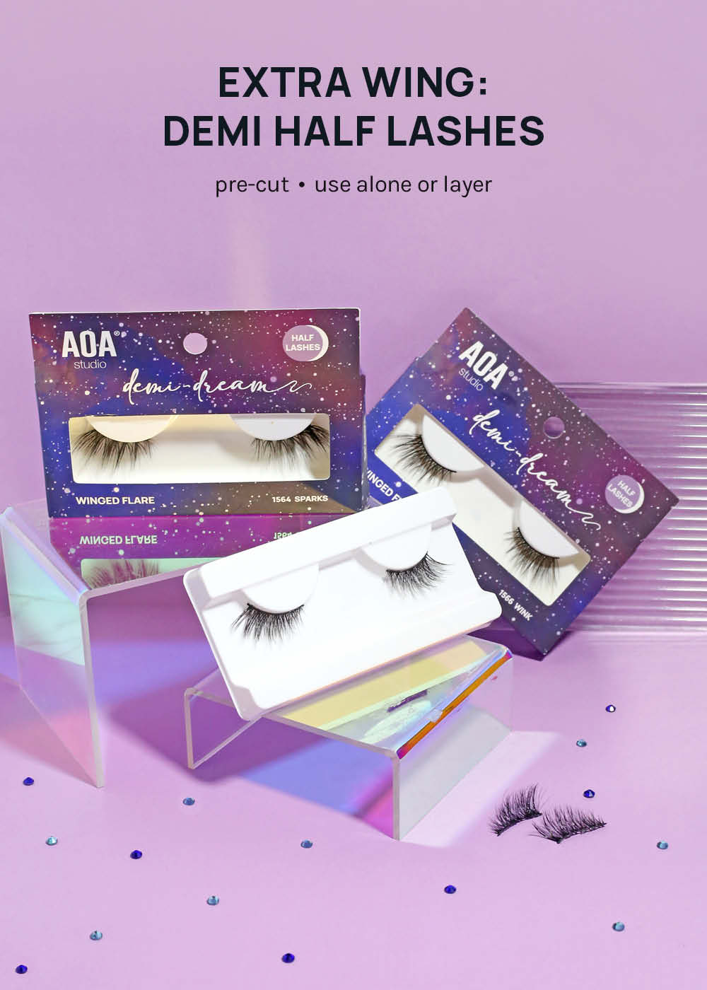 Demi-Dream Half Lashes – Wink