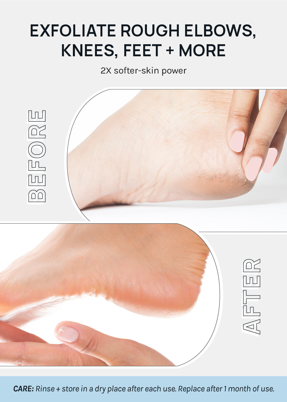 AOA Double-Sided Glass Pumice Bar