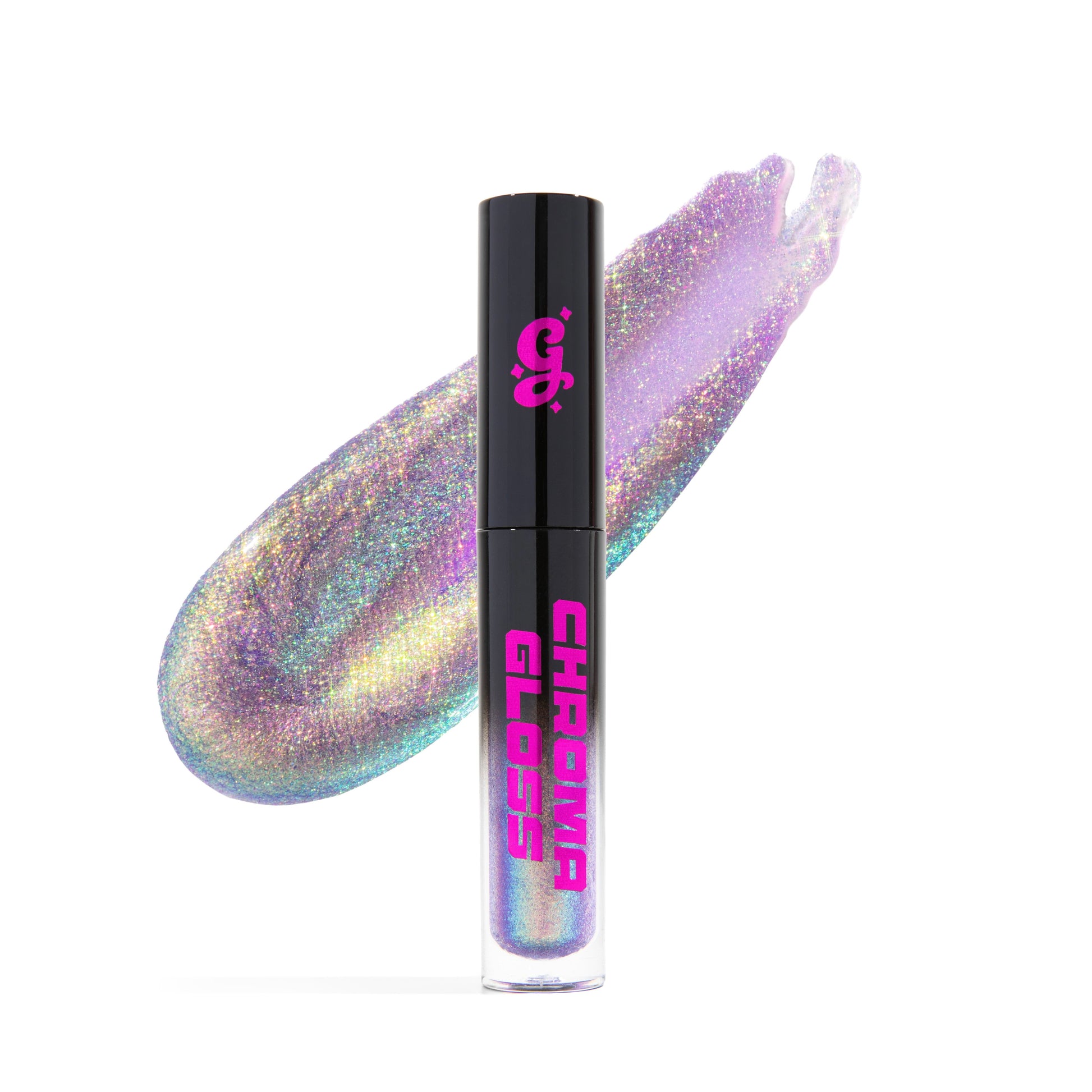 Sirius Chroma Gloss (Silver/Purple) - Multichrome Lip Gloss - Glisten Cosmetics