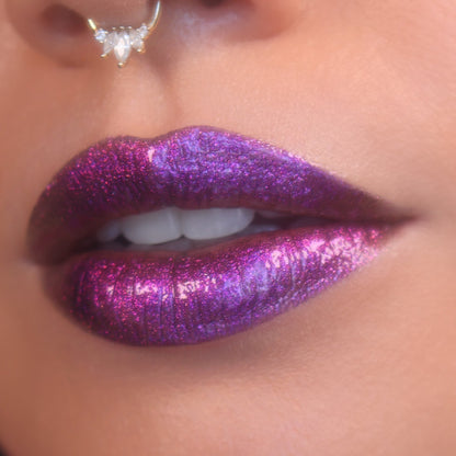 Electra Chroma Gloss (Purple/Green) - Multichrome Lip Gloss - Glisten Cosmetics