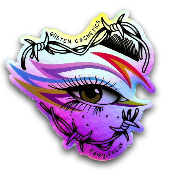 Fairy Freak Eye Sticker - Holographic - Glisten Cosmetics