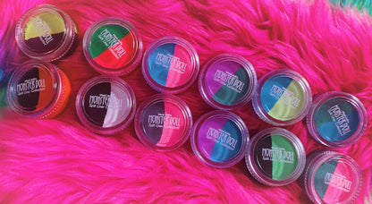 Inked Doll Cosmetics - (HUGE!) Monster Doll TWYLA *UV Neon Pastel* SPLIT LINER/FACE/BODY PAINT