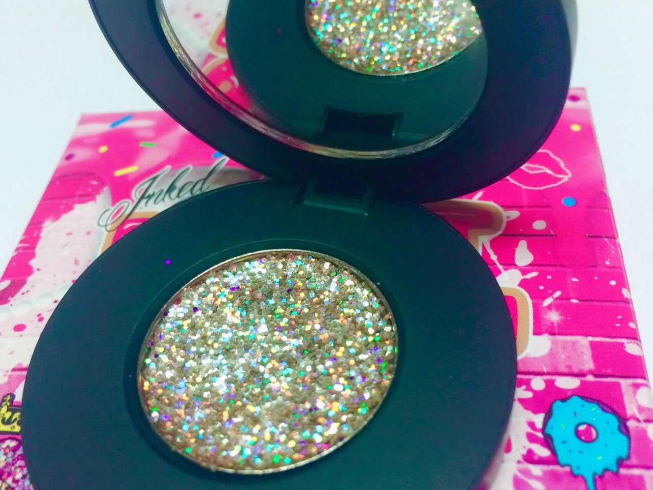 Inked Doll Cosmetics - "HOLLYWOOD!" Single Pressed Glitter Palette