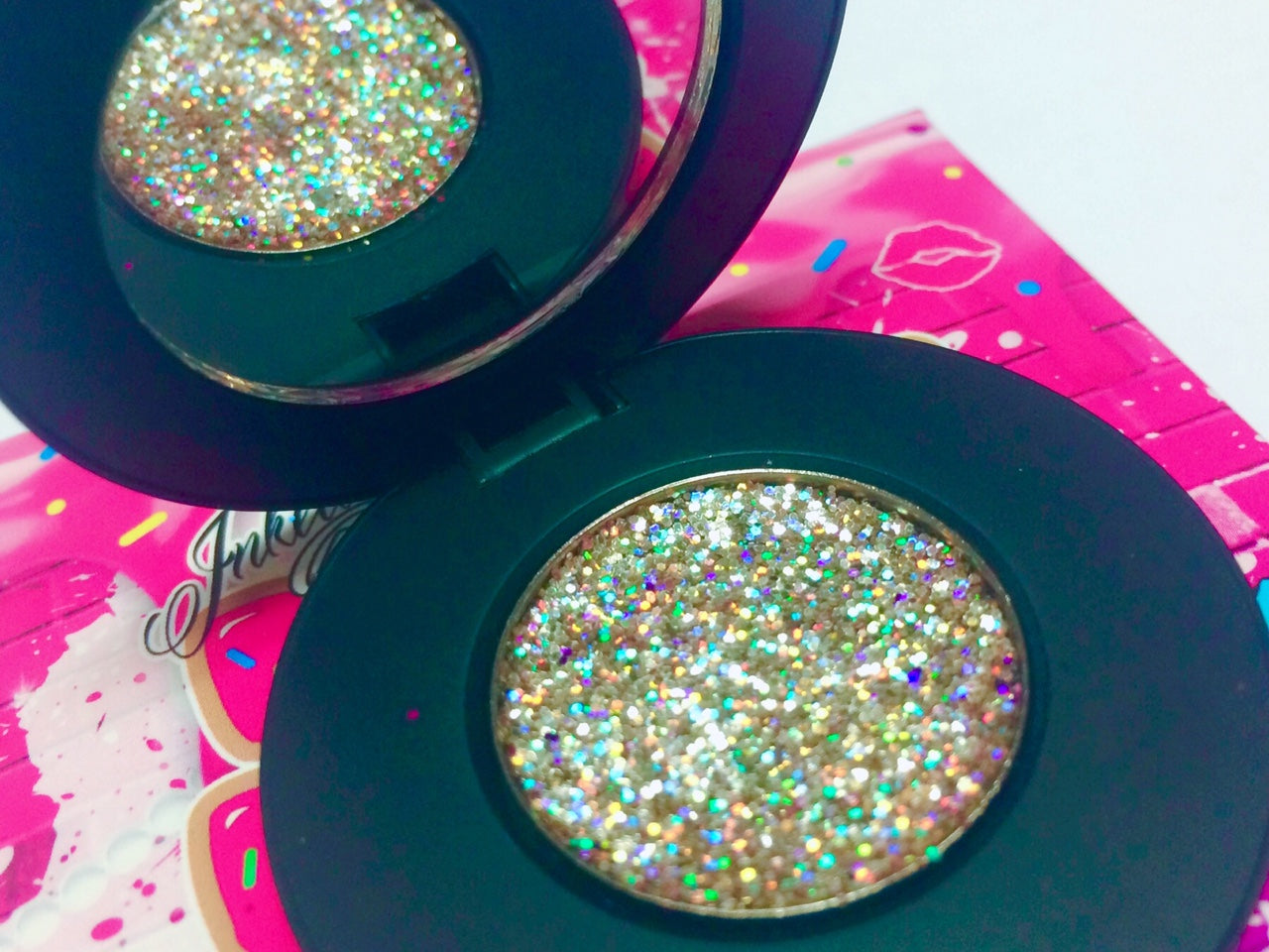 Inked Doll Cosmetics - "HOLLYWOOD!" Single Pressed Glitter Palette
