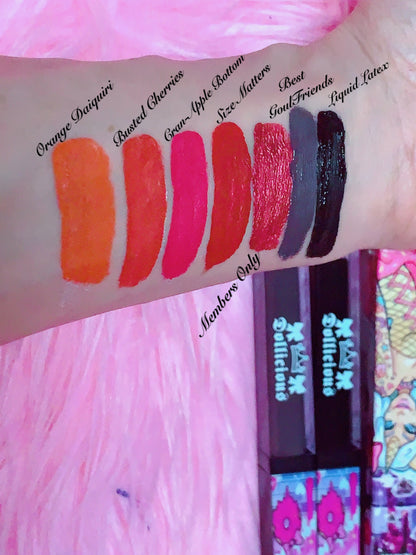 Inked Doll Cosmetics - The "GOTHS!!" DOLLICIOUS MATTE Vegan Liquid Lipstick