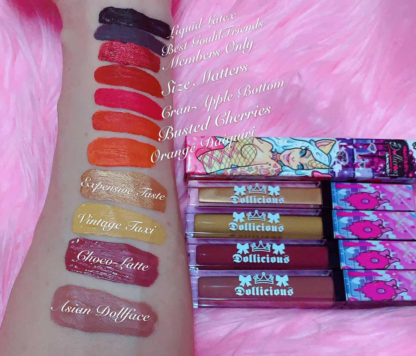 Inked Doll Cosmetics - THE "NUDES/GOLDS!!" DOLLICIOUS MATTE VEGAN LIQUID LIPSTICK