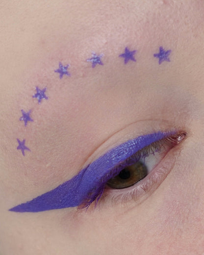 Purple Spectra Pen - Star Stamp Liner - Glisten Cosmetics