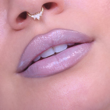 Grey Area Glis Gloss (Light Grey) - Lip Gloss - Glisten Cosmetics