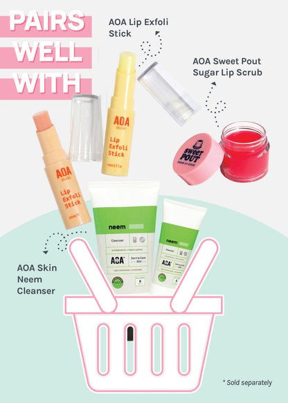 AOA Lip + Blackhead Exfoliator