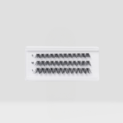 Casually Lashed Lash Clusters