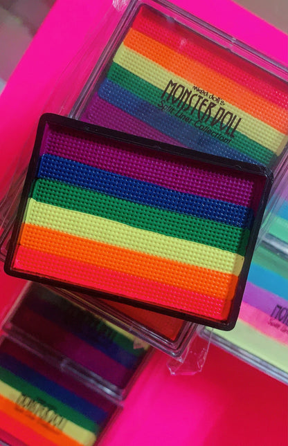 Inked Doll Cosmetics - *UV* NEON AF Pride Striped Wet Liner