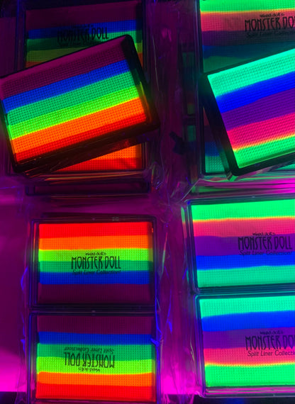 Inked Doll Cosmetics - *UV* NEON AF Pride Striped Wet Liner