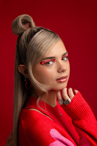 Po Wet Liner Palette (Red/Pink) - Glisten Cosmetics X Teletubbies