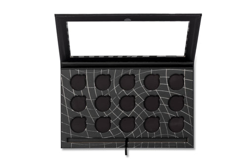 15 Pan Magnetic Palette with Brush Holder - Glisten Cosmetics