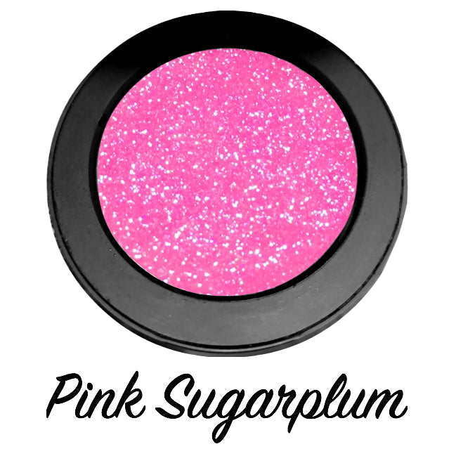 Inked Doll Cosmetics - "PINK SUGAR !" Single Pressed Glitter Palette