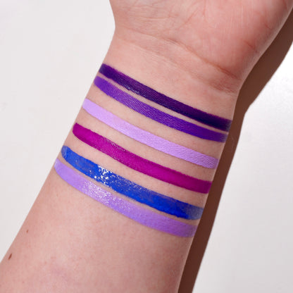Purple 4 Pan Palette - Eyeliner - Glisten Cosmetics