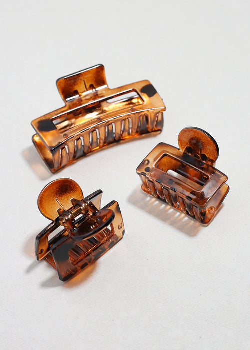 Everyday Mini + Midi Hair Claw Clip Set