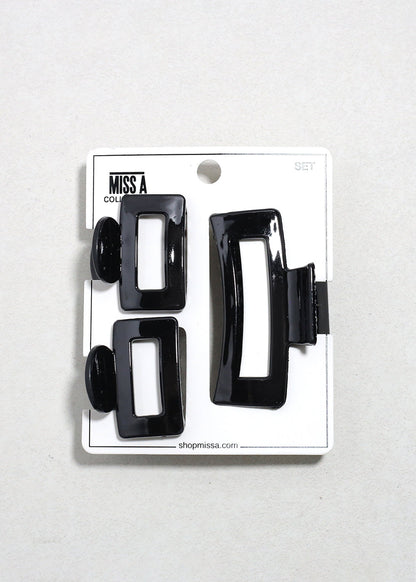 Everyday Mini + Midi Hair Claw Clip Set