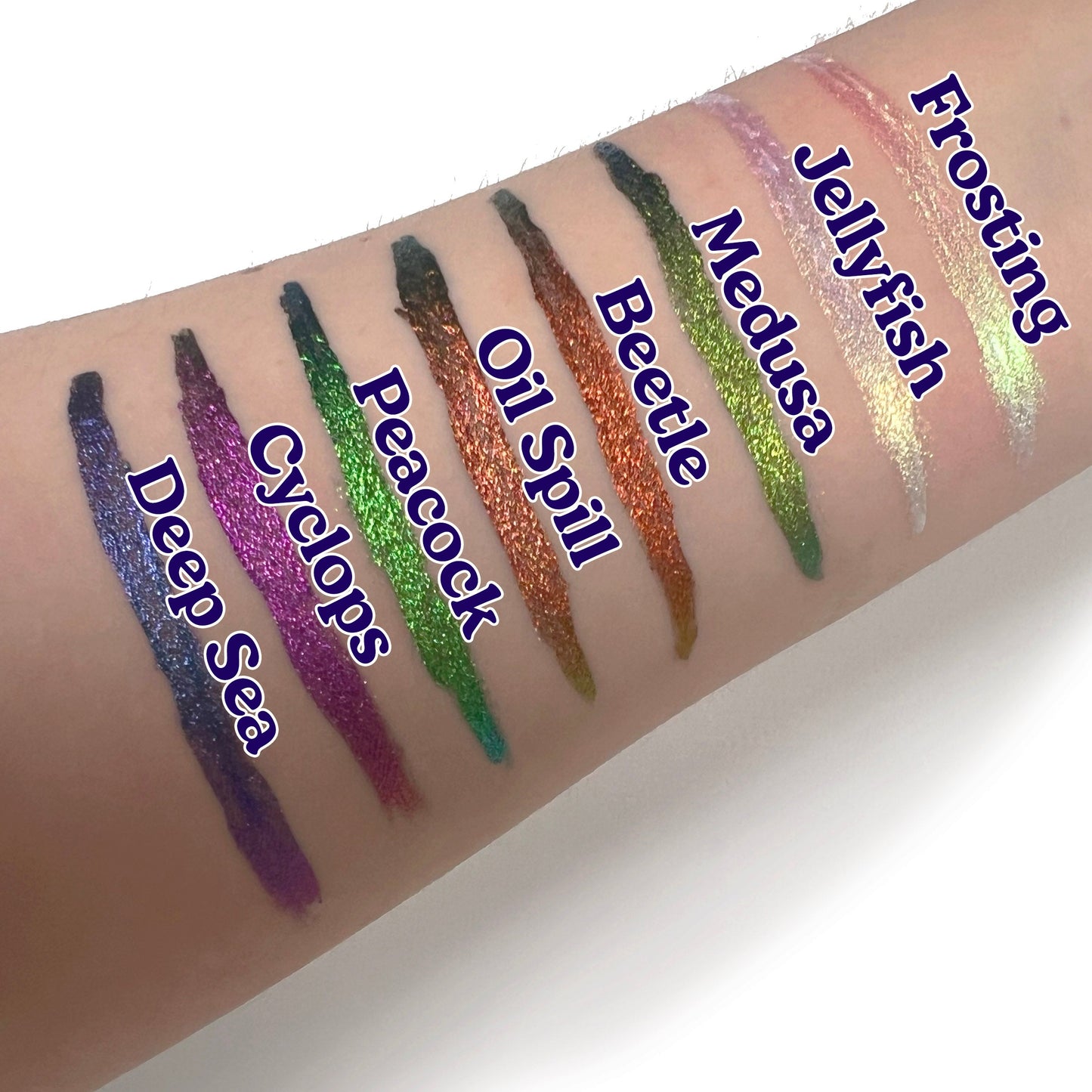 Frosting Chroma Flik (Yellow/Green) - Liquid Liner - Glisten Cosmetics