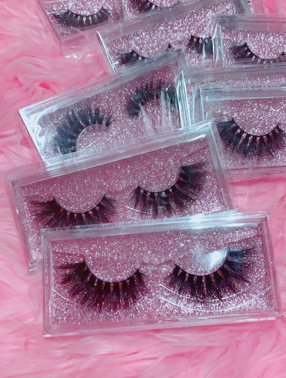 Inked Doll Cosmetics - #SNATCHED 3D DREAMDOLL LASHES *GLITTER* CASE