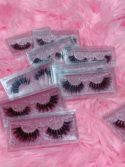 Inked Doll Cosmetics - #SNATCHED 3D DREAMDOLL LASHES *GLITTER* CASE