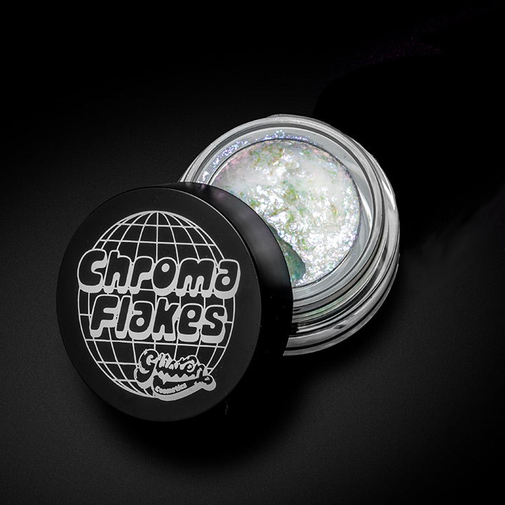 Snow Chroma Flakes (White) - Duochrome Pigment - Glisten Cosmetics