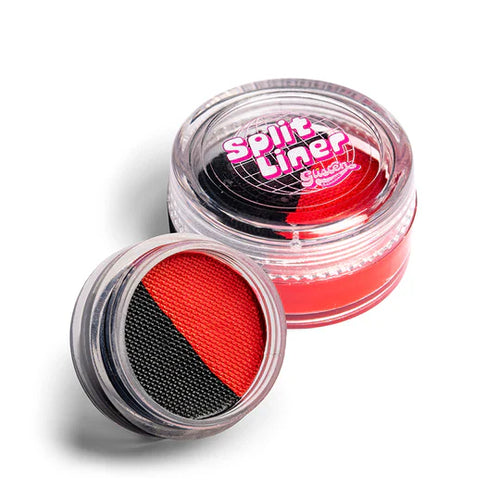 Glisten Cosmetics - Split Liner - Roulette (Red & Black) - Large (10g)